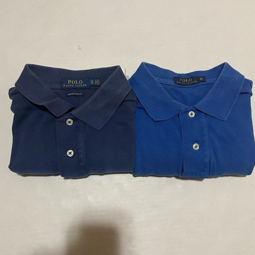 Lot Of 2 POLO RALPH LAUREN Shirt Size XL Mens‎ Multi-tone Golf Sports Outdoor